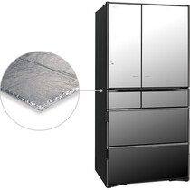 HITACHI 6 DOORS 722L INVERTER FRIDGE- CRYSTAL MIRROR (R-WX670KM X)